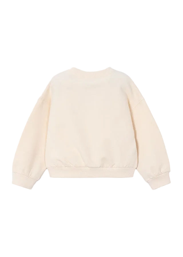top l/s graphic printed sweatshirt - soy-076