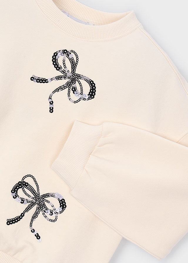 top l/s graphic printed sweatshirt - soy-076