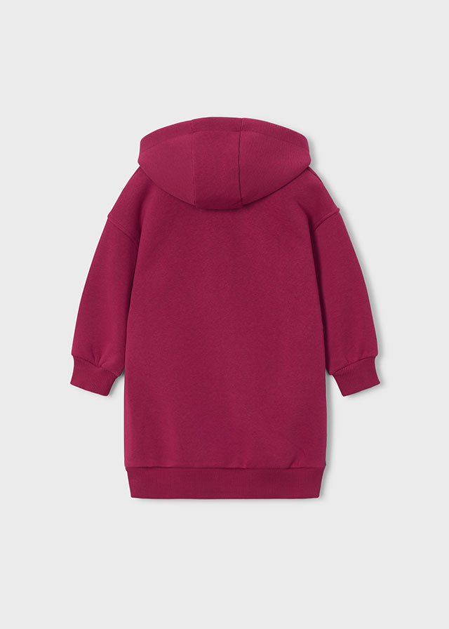 dress leopard cherry graphic hooded sweatshirt - cherry-027