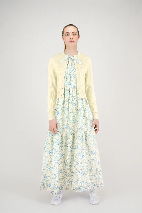 cardigan chantelle braided - yellow