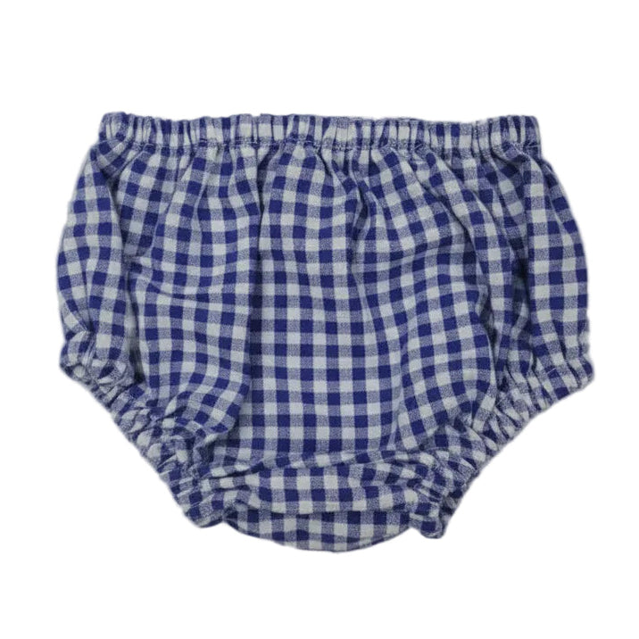 bloomer gingham - blue