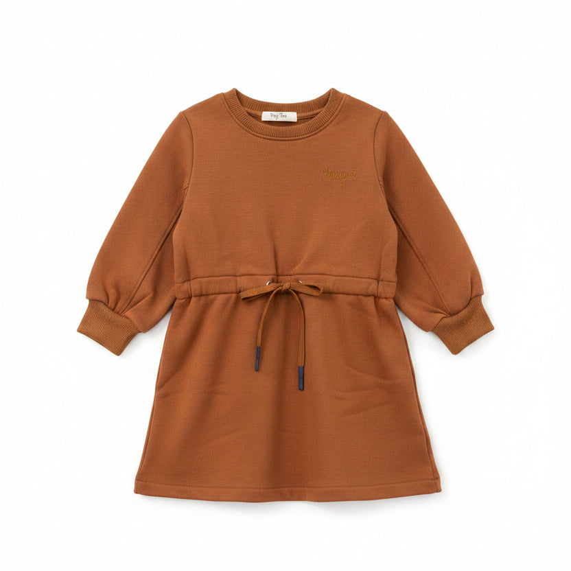 dress string tie sweatshirt - luggage