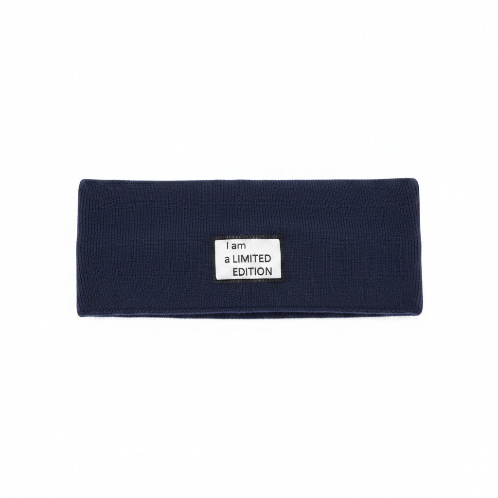 headwrap canvas logo patch band - blue-19