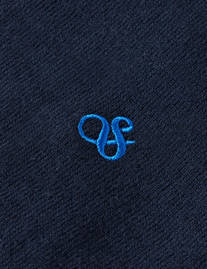 top l/s mini logo sweater - navy-401