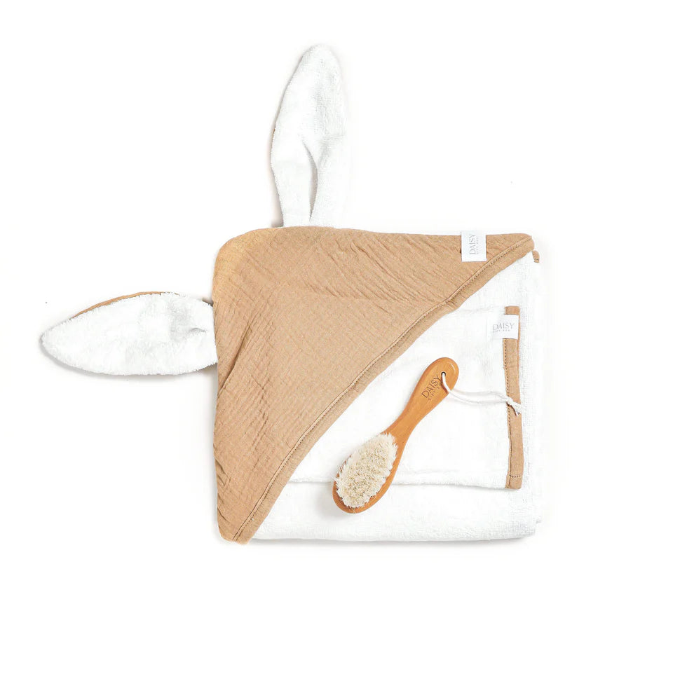 towel hooded 1st spa set - taupe