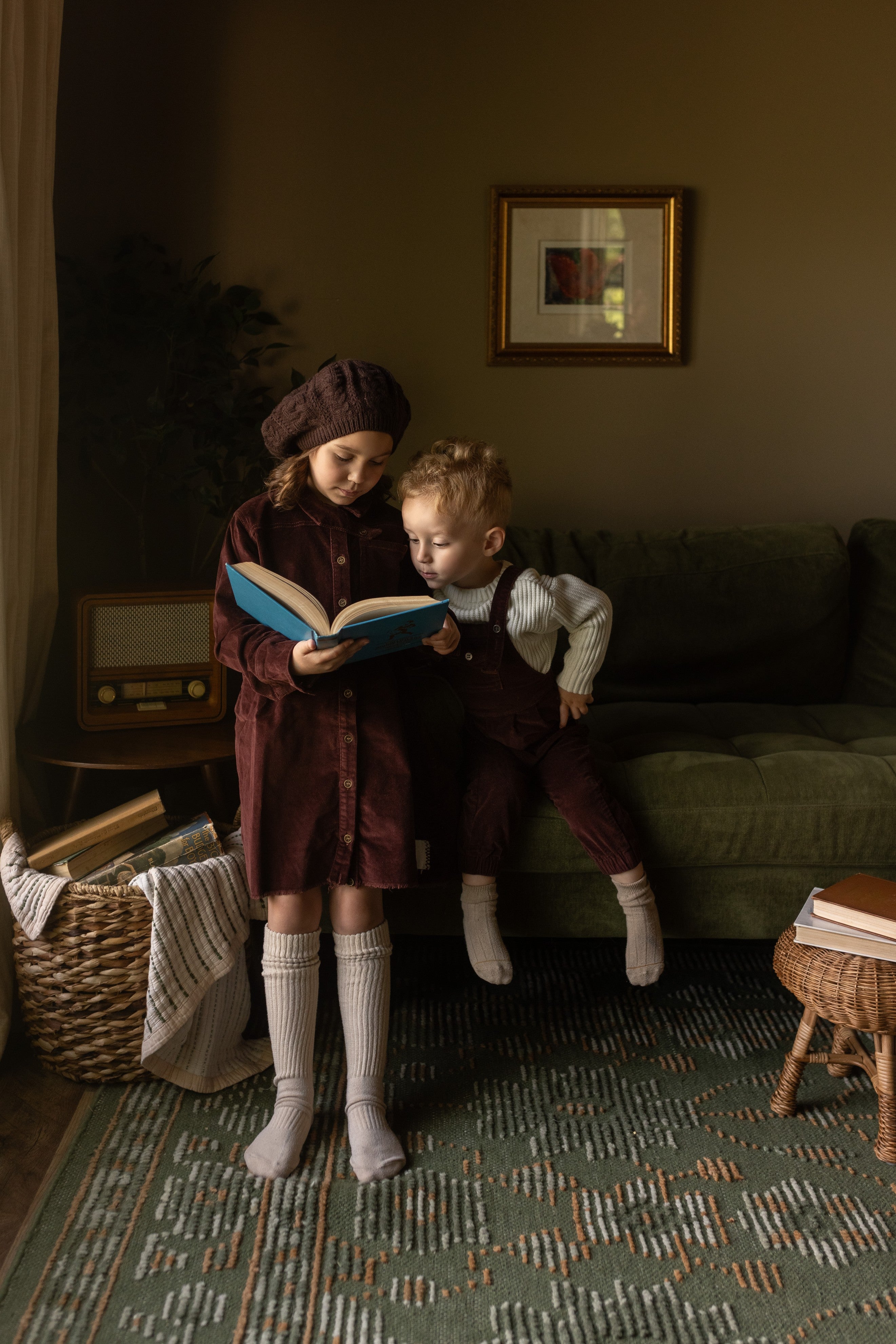 dress corduroy back pleat shirt style - brick – Lily and Todd