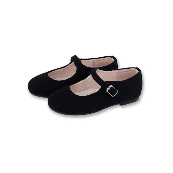 shoes mary jane piper - black wool