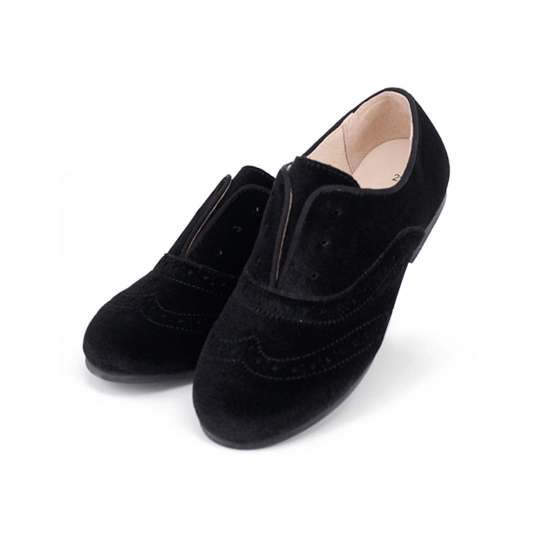 shoes waverly laceless - black velvet