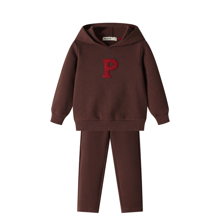 hooded sweat set - mulberry