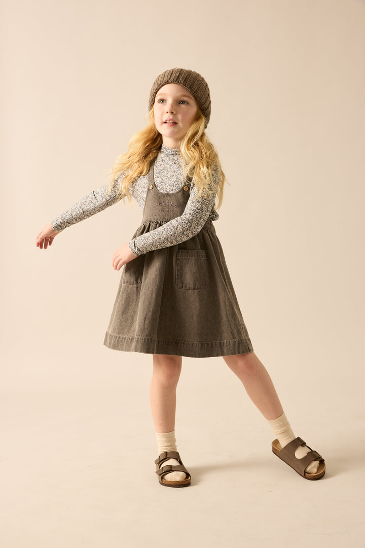 dress denim day jumper - gray wash
