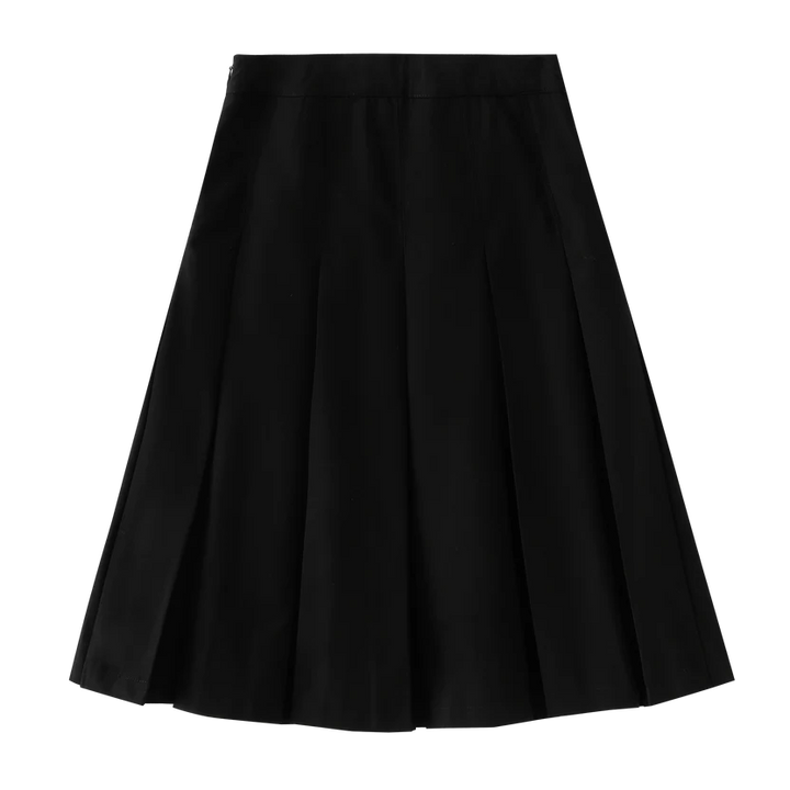 skirt classic pleated - black