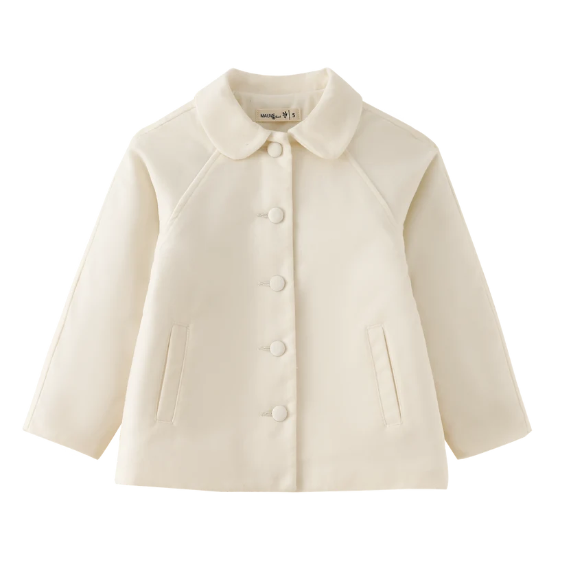 jacket wool - cream