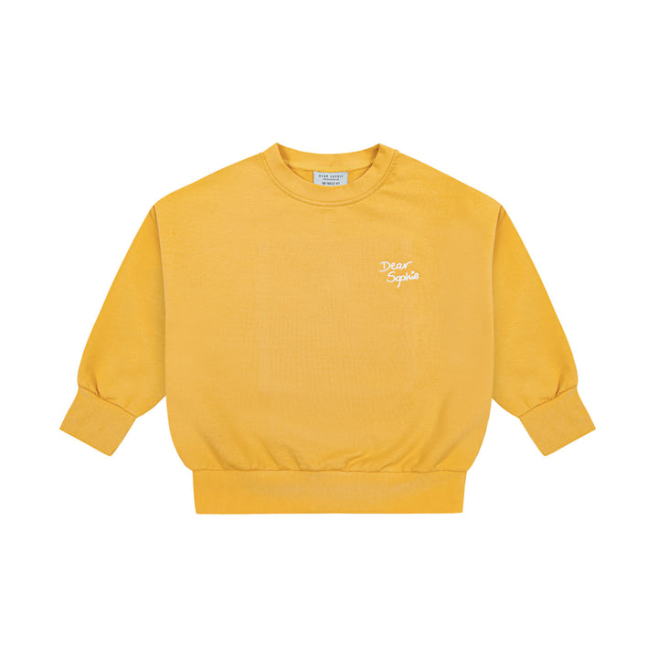 top l/s penguin back sweatshirt - yellow