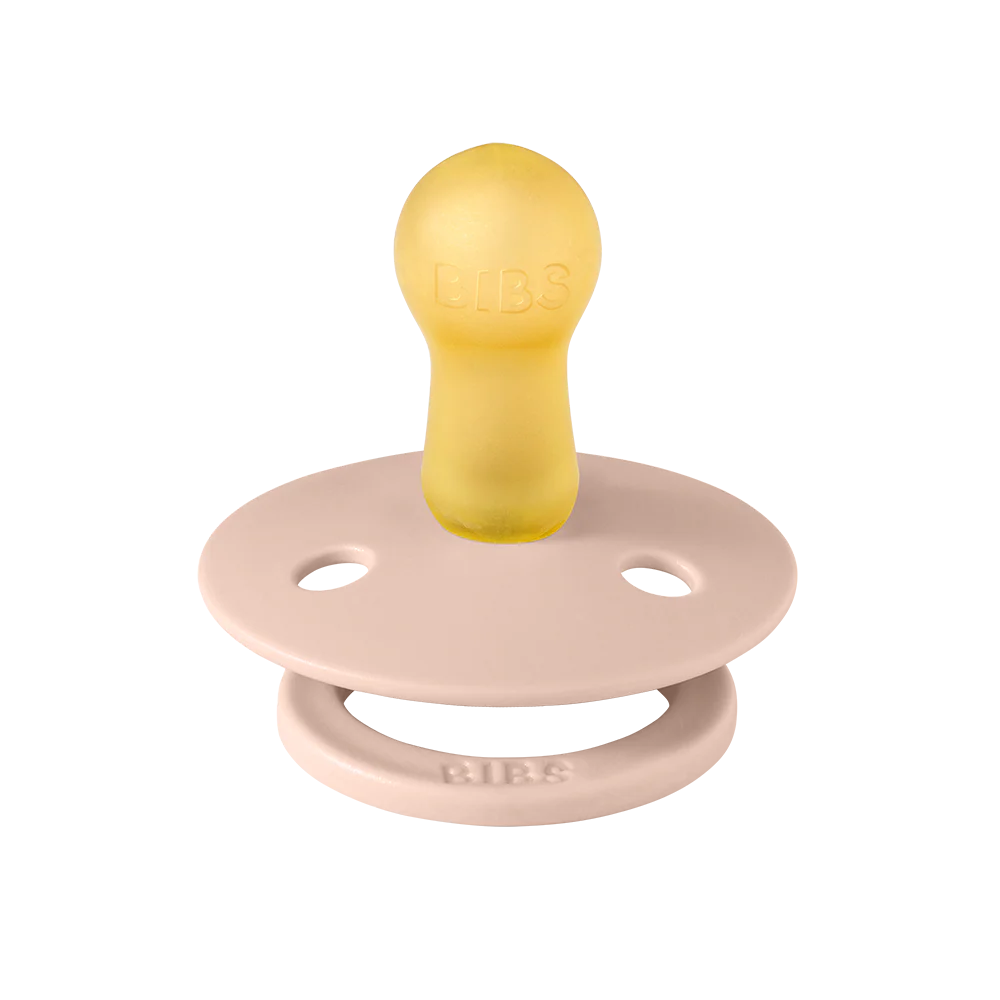 pacifier 2 pk liberty colour eloise latex round - blush mix