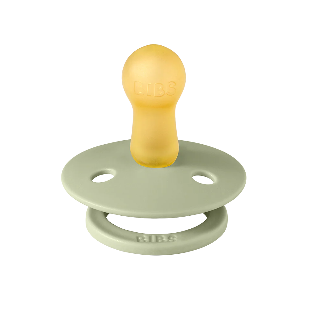 pacifier 2 pk liberty colour eloise latex round - sage mix