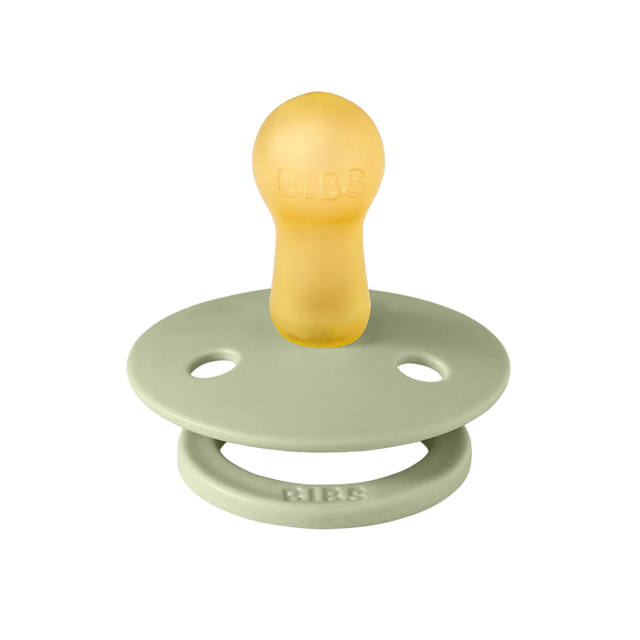 pacifier 2 pk liberty colour eloise latex round - sage mix