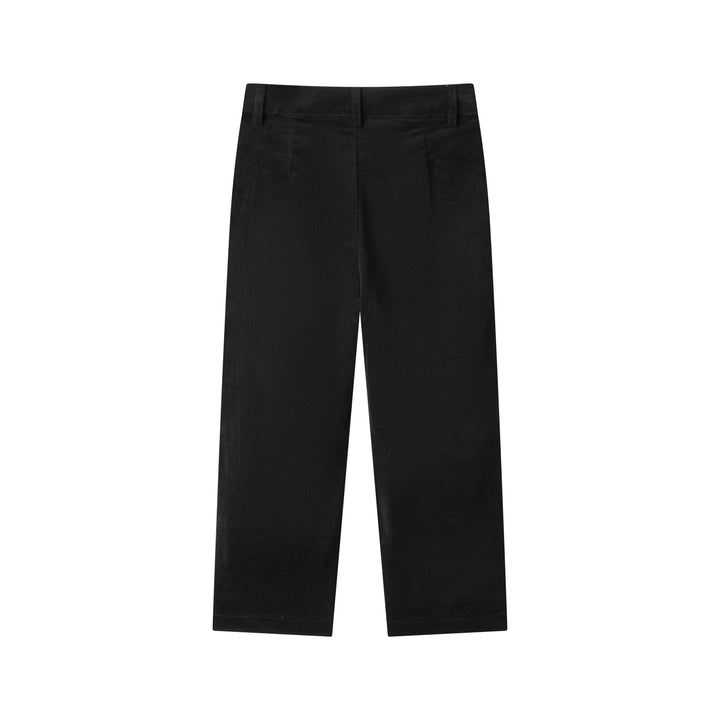 corduroy pant - black