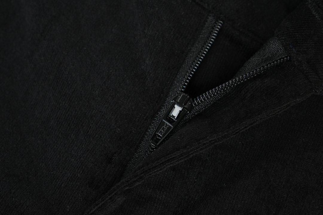 corduroy pant - black