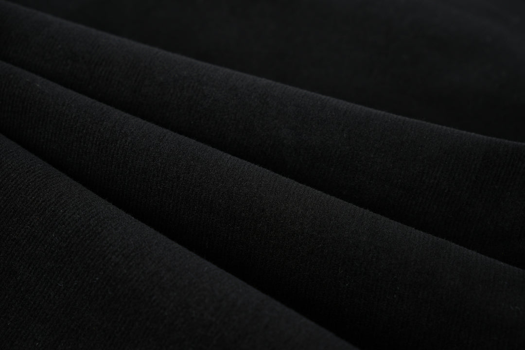 corduroy pant - black