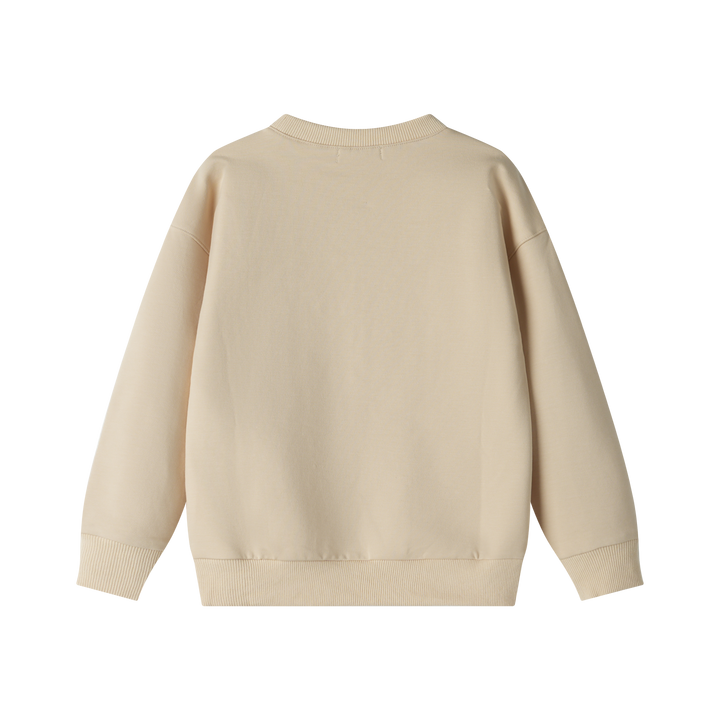 graphic center sweatshirt - oatmeal