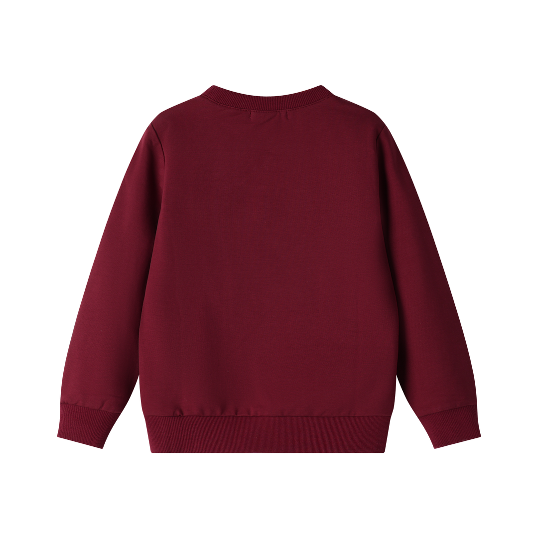 croissant icon sweatshirt - mulberry