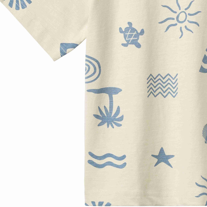 tee s/s summer island print - summer island