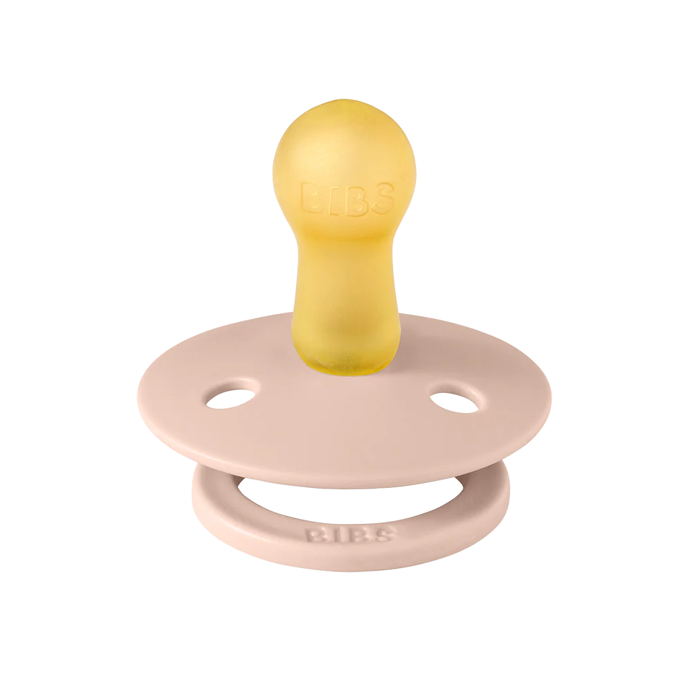 pacifier studio jasmine round rubber latex 2pk - blush mix