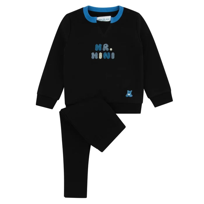 pajamas branded balloon - black/blue