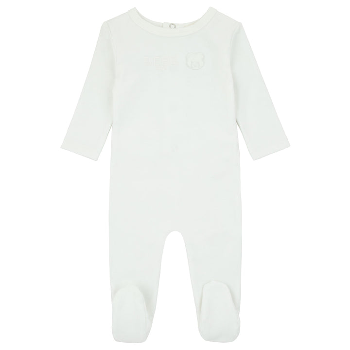 footie bebe teddy with beanie - ivory-170