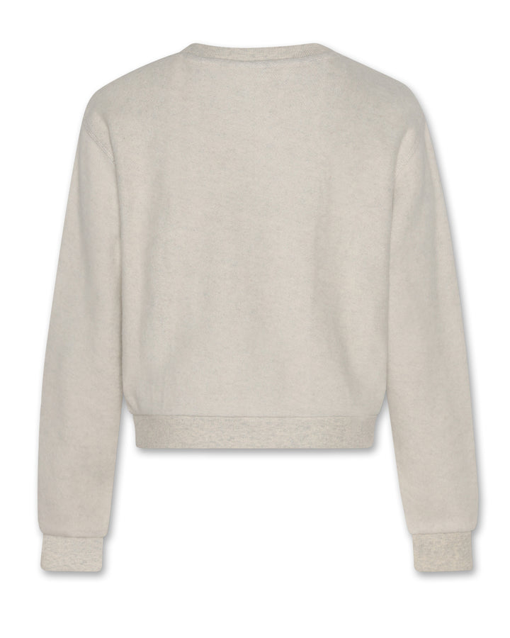 top l/s sweat sherpa logo - oxfort