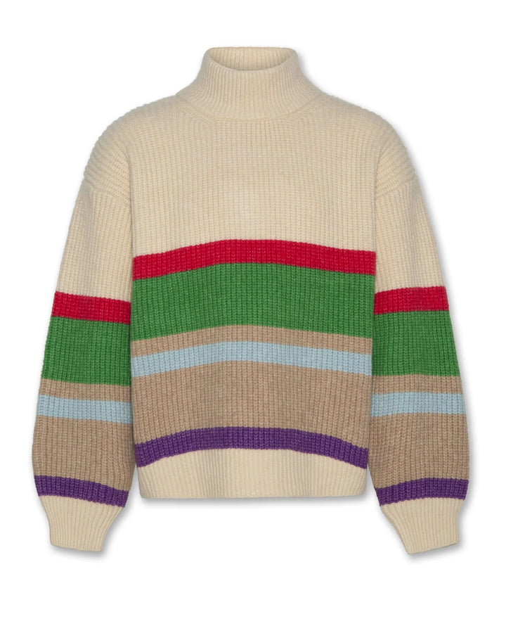 top l/s chunky stripe - multicolor