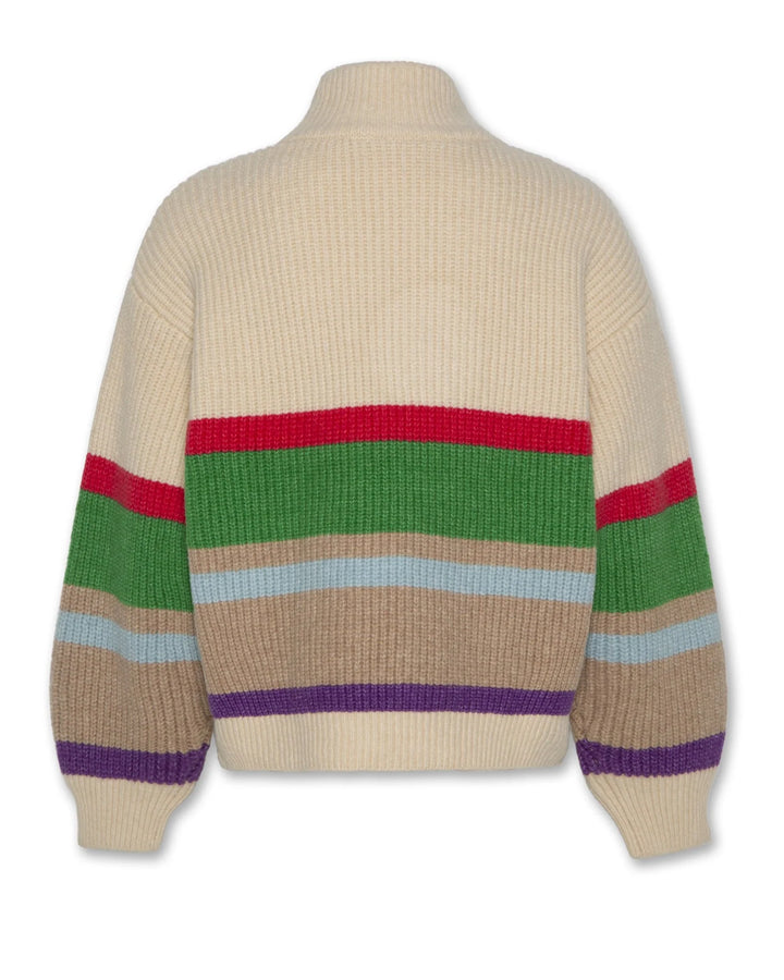 top l/s chunky stripe - multicolor