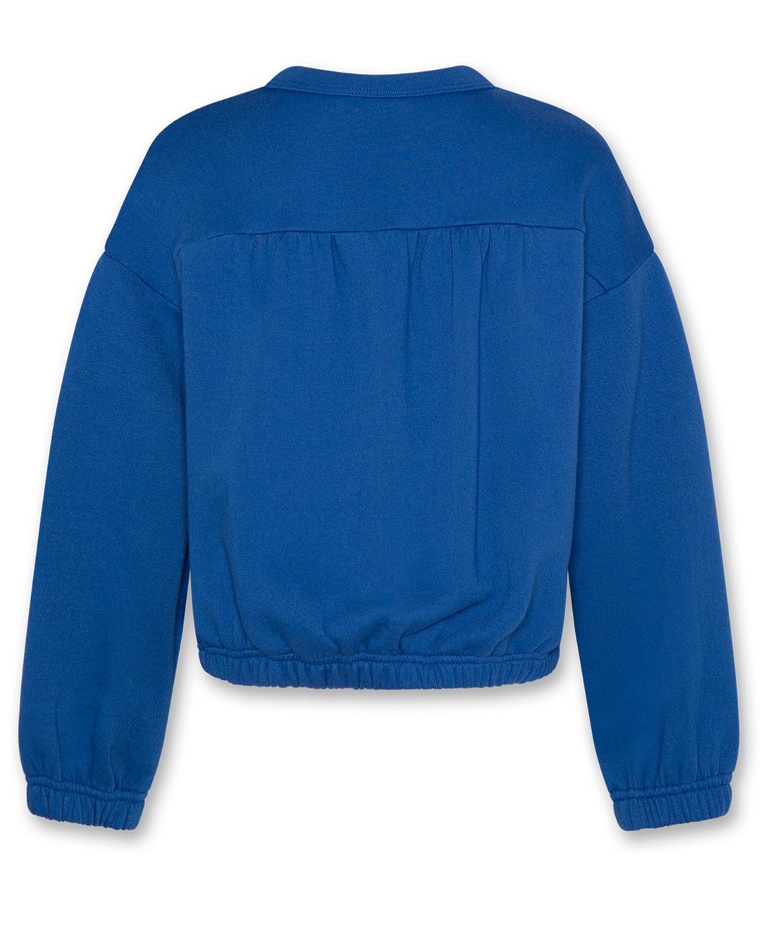 top l/s sintched sweatshirt - bright blue
