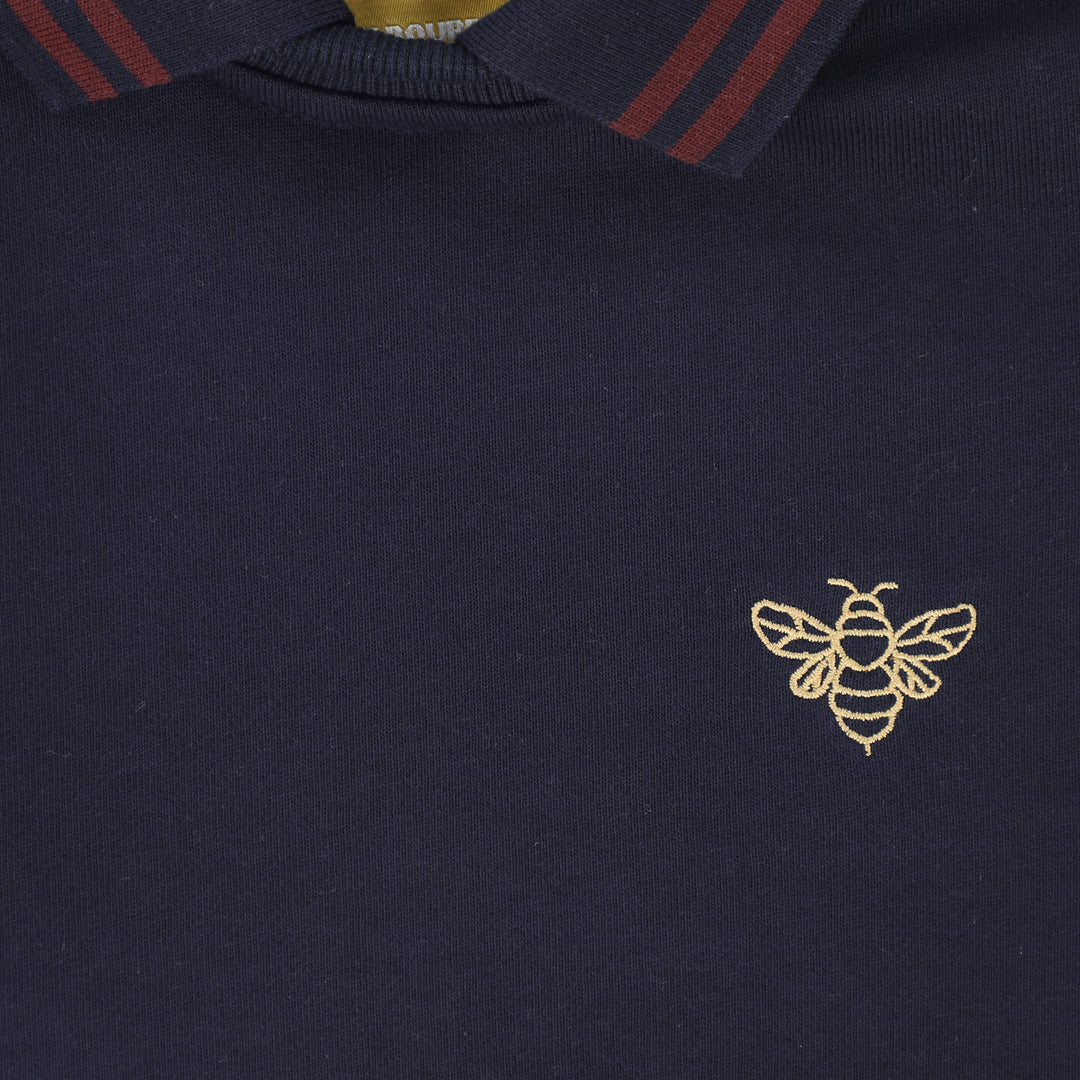 polo l/s bumble bee - navy