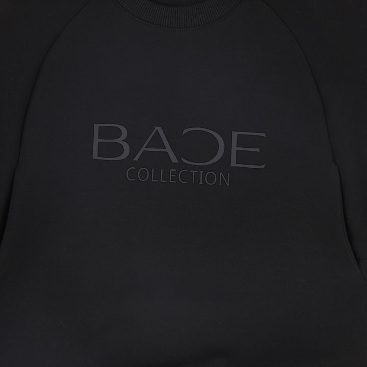 top l/s logo sweatshirt - black