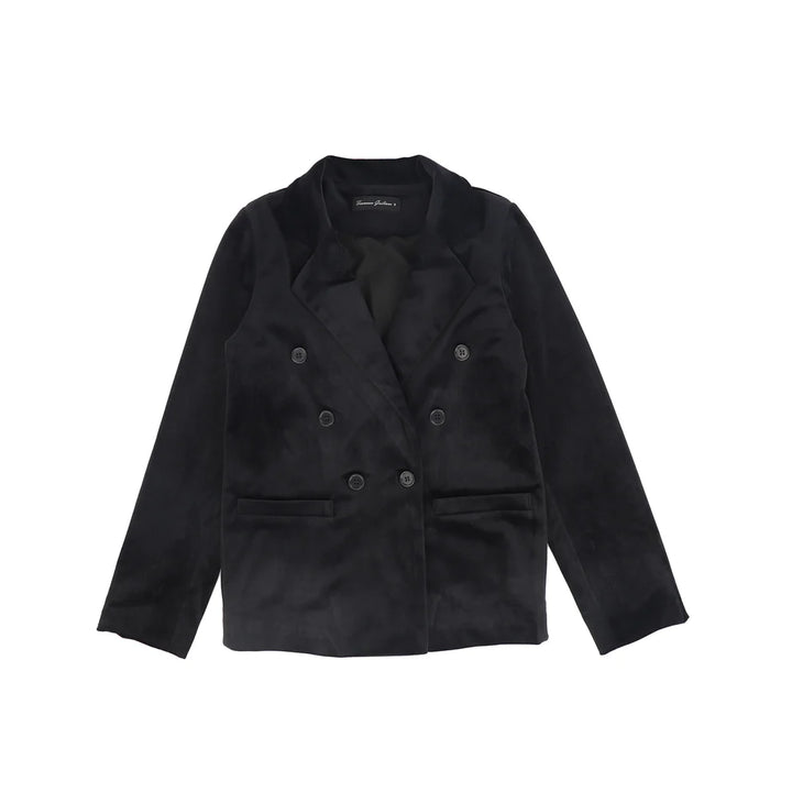blazer velvet - black