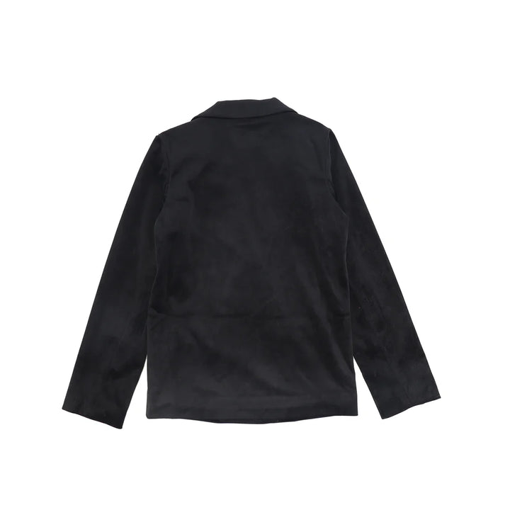 blazer velvet - black