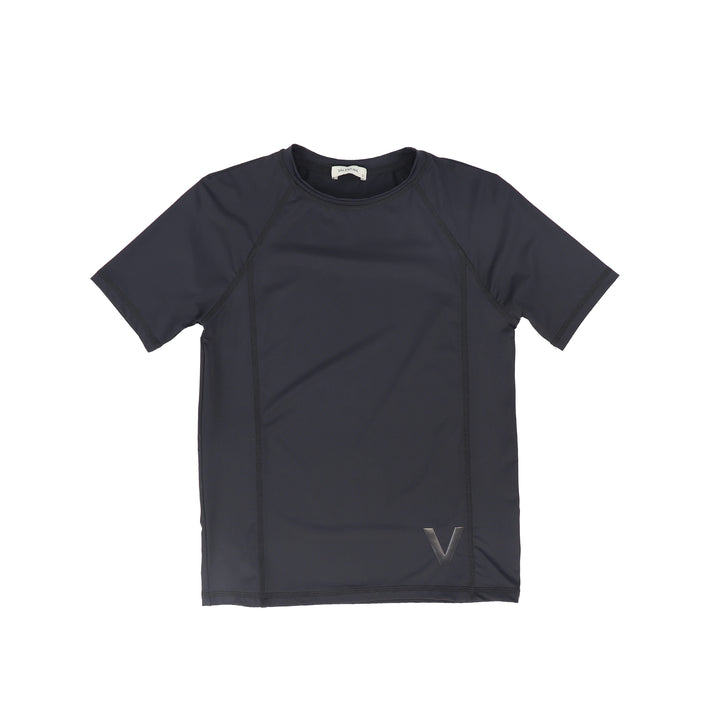 swim tee mini logo - black