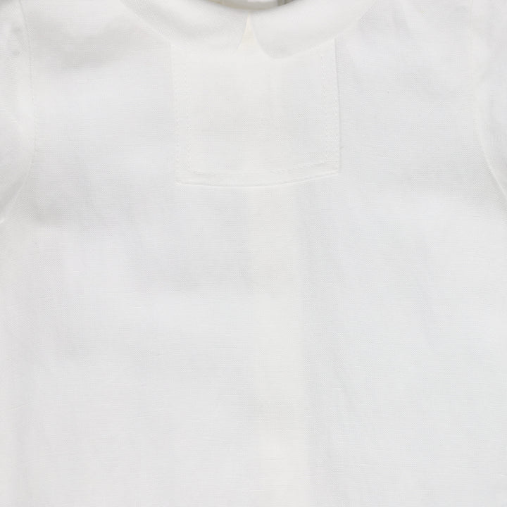 set outfit blouse and suspender shorts - navy/white