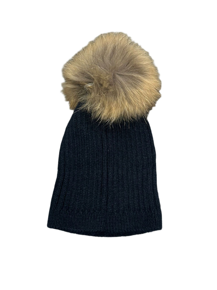 hat pom pom - black