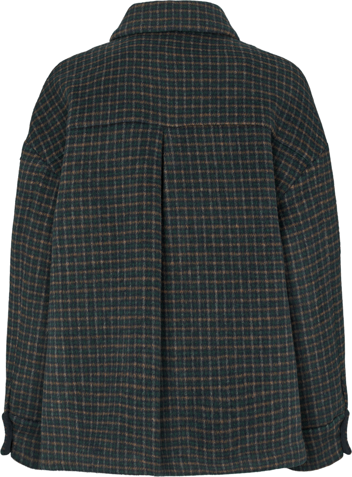 coat wool checkered - checkered-1462