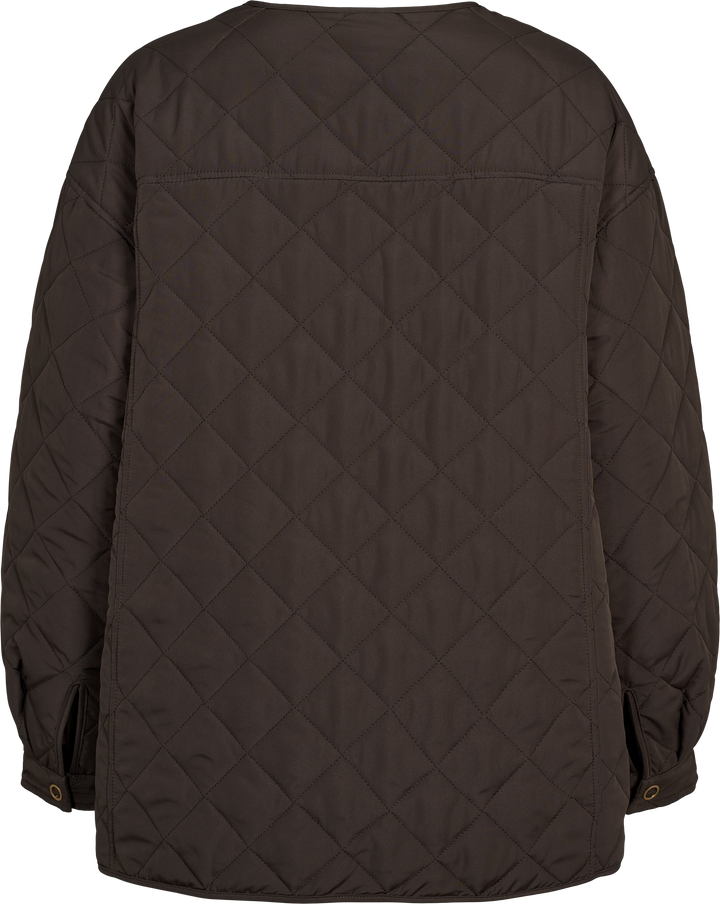 jacket crewneck dual pockets - bittr chocolate-6597