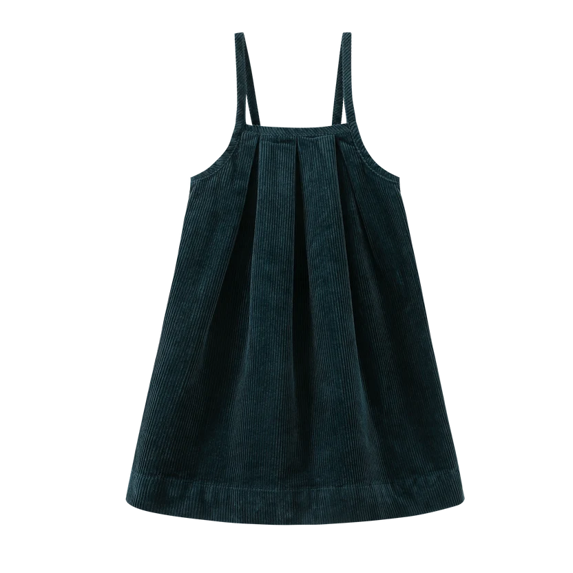 dress corduroy jumper - teal