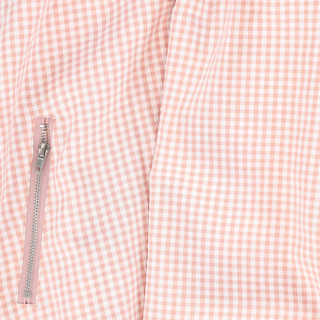 dress gingham jumper - pink