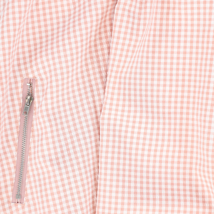 dress gingham jumper - pink