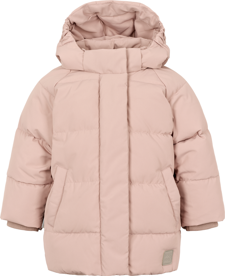coat omega puffer - light plum