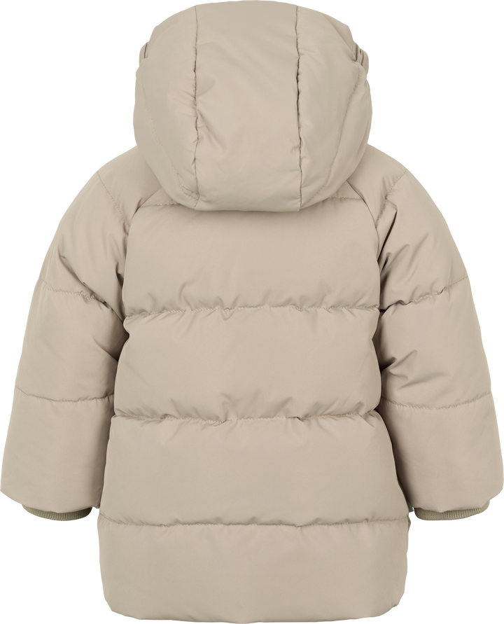 coat omega puffer - moon rock