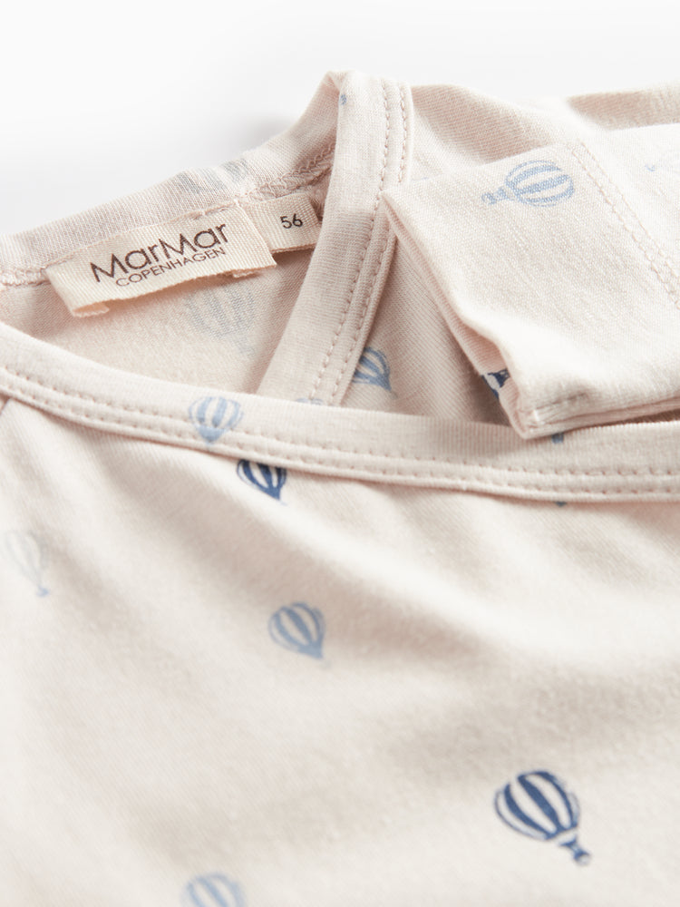 set knit hot air balloon wrap onesie and footie pants with beanie - air balloon