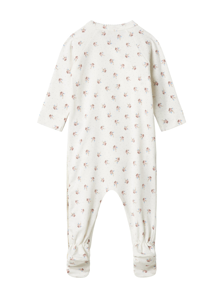 footie floral print wrap with beanie - little sakura