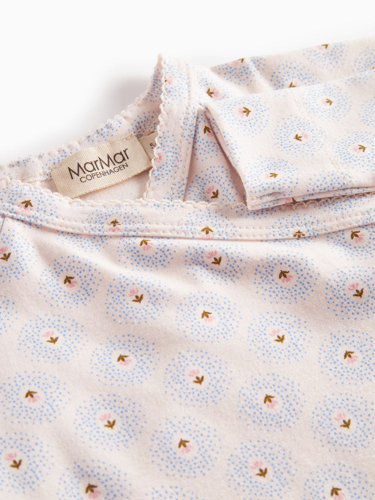 set footie mini tulip print wrap with beanie and blanket - little tulip